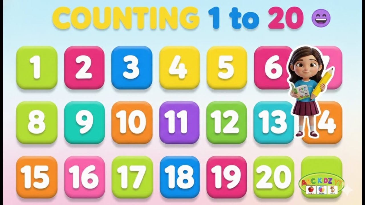 Numbers Name for Kids | 1 to 30 Counting | Learn & Write Numbers for Toddlers  👈✍️✍️#33