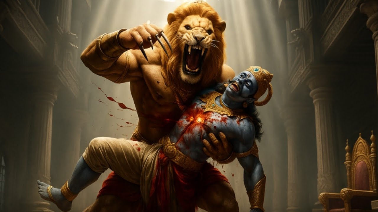 Narasimha Avatar Animation | Hiranyakashipu Vadh Story in 4K | Vishnu Dashavatara