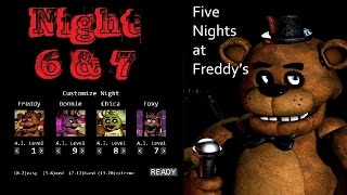Five Nights at Freddy's 1 – Night 6 & 7 – The Extra stuff ⚙️Metal Blade 427⚙️