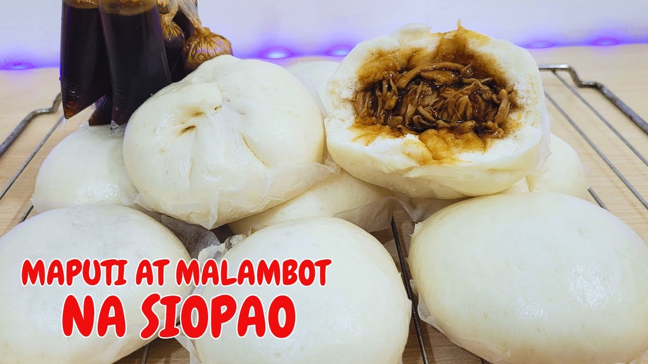MAPUTI AT MALAMBOT NA SIOPAO | COMPLETE RECIPE | Tipid Tips atbp