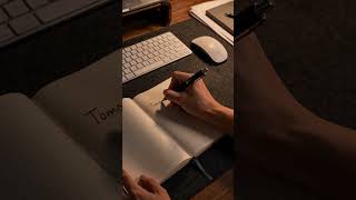 ASMR Desk Reset Before Sleep