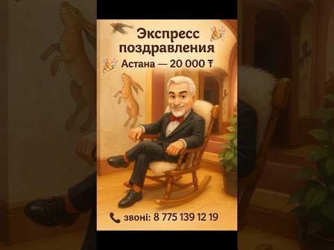 Праздник в каждый дом! 🥳📞 8 775 139 12 19 #поздравления #астана #trends