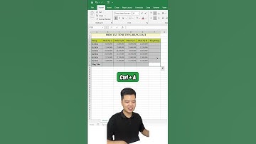 Phím tắt tính tổng hàng loạt trong excel #phongexcel #LearnOn #xemngaymeohay #thanhcongnghe