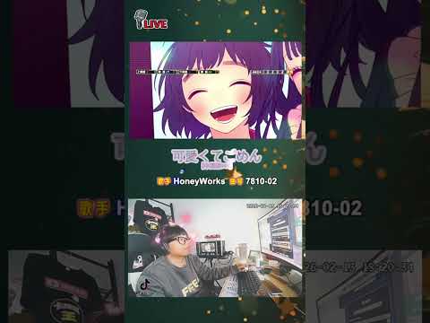 可愛くてごめん／HoneyWorks 中国語ver カラオケ【官方中文版Cover】