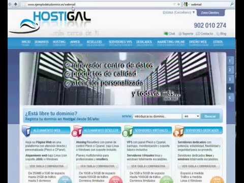 Como acceder al correo electrónico a través de webmail (CPanel)