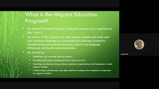 Lee County Schools Migrant Education Program Overview 2023