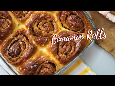 Delicioso Pão Cinnamon rolls 😋 lecker Zimtschnecken mit Zitrone-Frosting