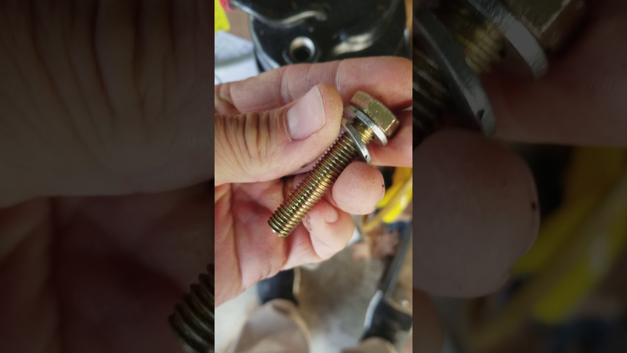 Power steering stud/bolt YouTube