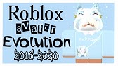 My Roblox Avatar Evolution 2017 2020 Youtube - intensfan el pro xd roblox