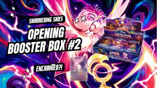 Can We Pull Our FIRST Enchanted in Lorcana Shimmering Skies Box + GIVEAWAY Continues! (Box 2 of 4)