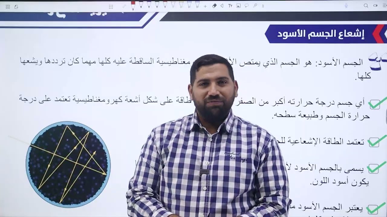 الحصة الثانية إشعاع الجسم الأسود #توجيهي_2007 | الأستاذ أيمن رماحه | مادة الفيزياء |