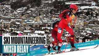 re winter olympics ski mountaineering mixed relay milanocortina2026