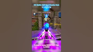 Insane HARDPOINT Clips with the most OG Mythic SMG QQ9 Dual Kinetics in CODM Legendary Ranked Lobby