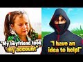 Little Sister Found Out Her BOYFRIEND Took Her ACCOUNT, So We Confronted Him... (Fortnite)