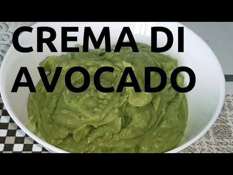 Video: Crema Di Avocado E Olive