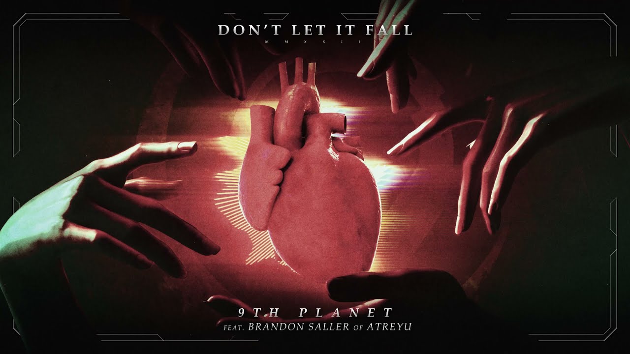 9th Planet - Don't Let It Fall ft. Brandon Saller of Atreyu (audio visualizer)