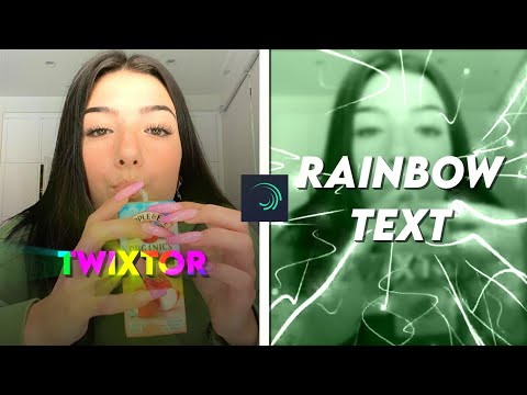 Rainbow Text On Alight Motion | Tutorial