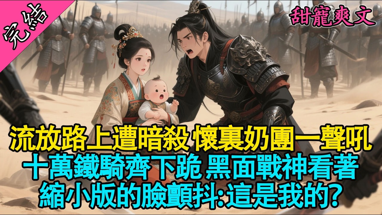 【一口氣聽完】流放路上遭暗殺？懷裏奶團一聲吼，十萬鐵騎齊下跪！黑面戰神看著兒子縮小版的臉顫抖：這是我的？#有聲書 #爽文 #小說 #萌娃 #大女主 #原創 #甜宠