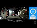 Audi A4 B9 40TDI 0-100, 0-150, 0-200 racelogic acceleration, 402m