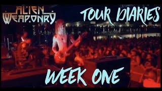 ALIEN WEAPONRY: GOJIRA TOUR DIARY 1