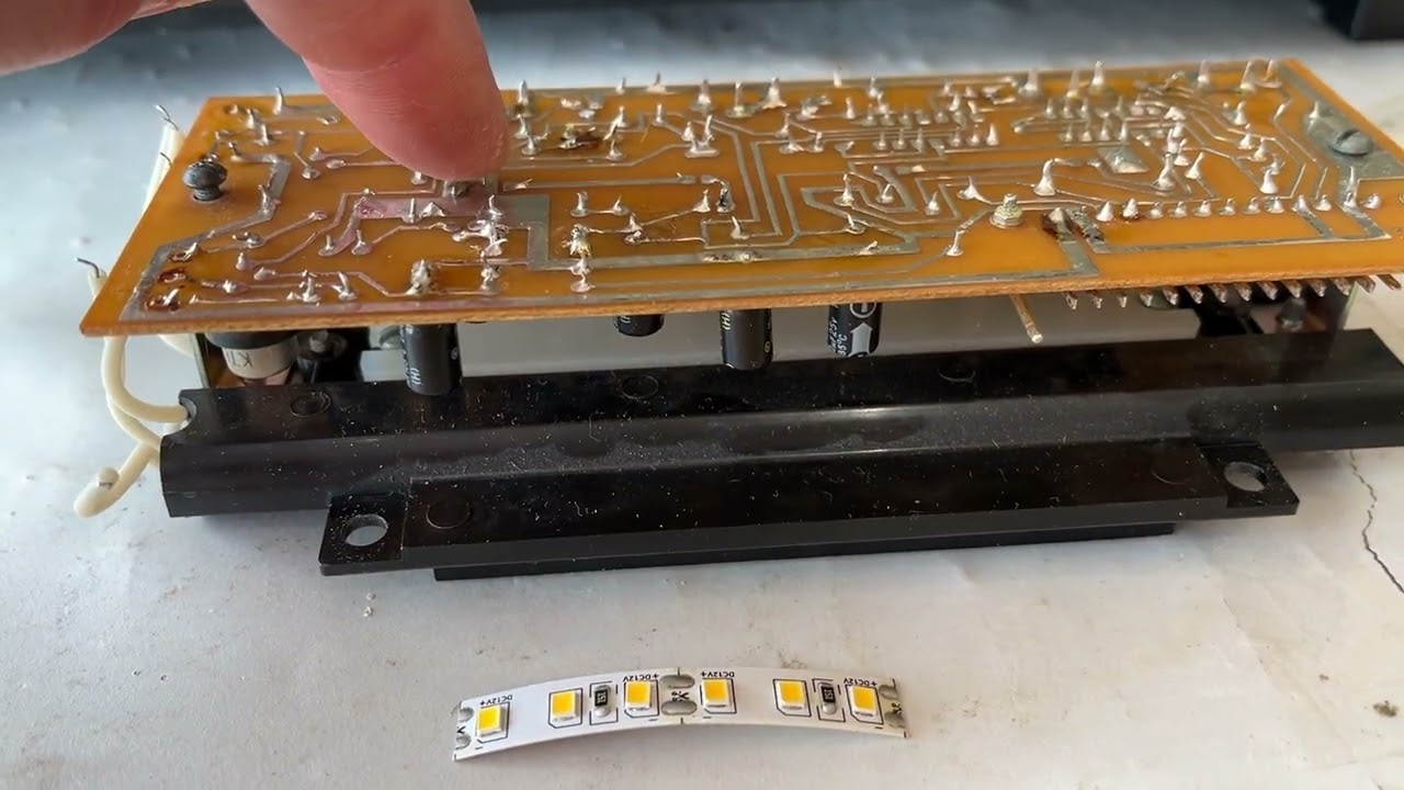 Reel to reel Олімп-Ревокс new light VUmeter , підсвітка індикатора