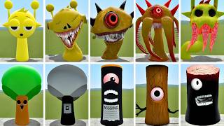 Who Wins All Horror Simon Sprunki VS Sprunki Mr Tree PHASE 1 - 10 in Big City in Garry's Mod!