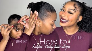 Thin Edges? No Edges? TRY THIS HACK! | Faux Edges\/ Baby Hair | YWIGS Baby Hair Strips