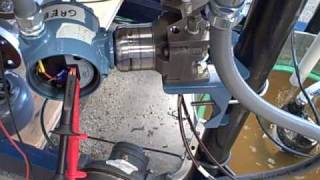 Bleeding air from impulse lines on venturi tube transmitter
