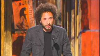 Zack De La Rocha inducts Patti Smith Rock and Roll Hall of Fame Inductions 2007