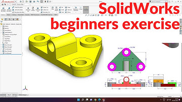 EXERCISE-32 SolidWorks Tutorial beginners | How to add Plane in SolidWorks