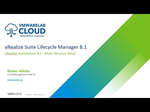 vRealize Automation 8.1 - Multi-Tenancy Setup with vRealize Suite Lifecycle Manager 8.1