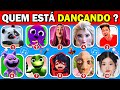 🔊 Adivinhar quem está dançando? 💃🎵 | TIKTOK | YOUTUBE | Emilly Vick, Bolofofos, Ladybug, Catnap,Elsa