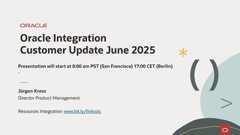Oracle Integration Product Update June 19th 2025