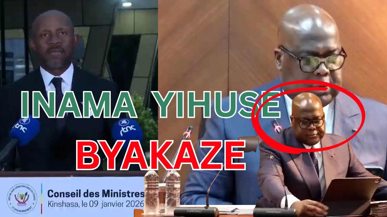 TSHISEKEDI YARAKAYE  DORE IBIVUYE MUNAMA YABAMINISITIRI AFATIYE ITANGAZAMAKURU INGAMBA ZIKAKAYE