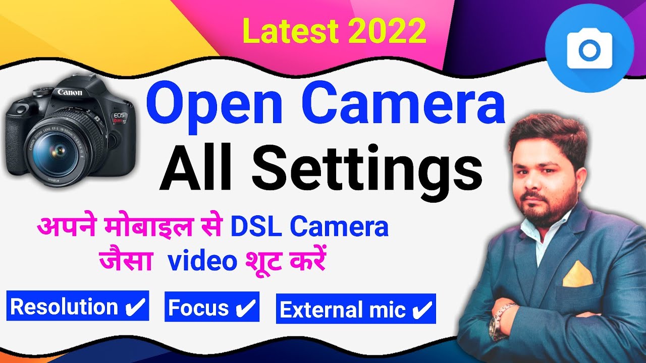 Open camera all settings 2022 | Open camera settings for youtube videos | open camera settings