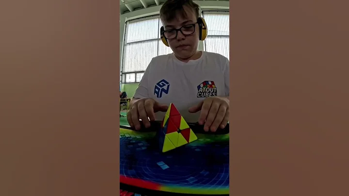 Pyraminx National record!1.19      Sponsored by Atoutcubes.com #rubikscube #fast and Gancube.com