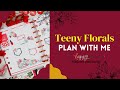 Teeny Florals Spread/Classic Planner/Plan with me