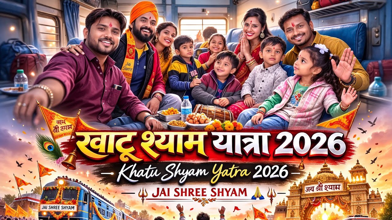 Khatu Shyam Falgun Mela 2026 | Falgun Mela Khatu | Youtube Channel Hack | Train Journey 