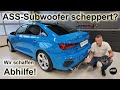 Mehr Bass  im Audi A3 und Scheppern des Subwoofers verringern | Einbau Entlüftungsaufsatz von ARS