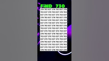🔺FIND 730🔻