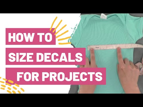 Decal Sizing Tips - How To Size Decals For Projects