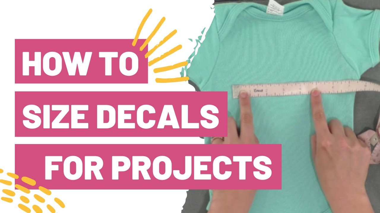 Decal Sizing Tips - How To Size Decals For Projects - YouTube