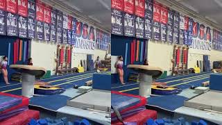 Level 9 Vault - Two Gymnastics Vaults Side-by-Side