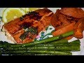 Salmon Recipe with Asparagus and Sweet Potato