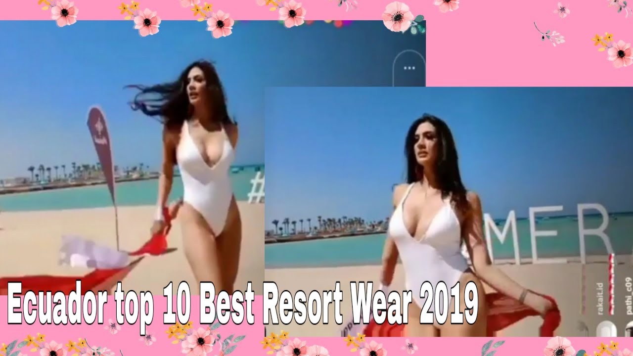 Ecuador top 10 Best Resort Wear 2019 / Miss Eco Internacional 2019