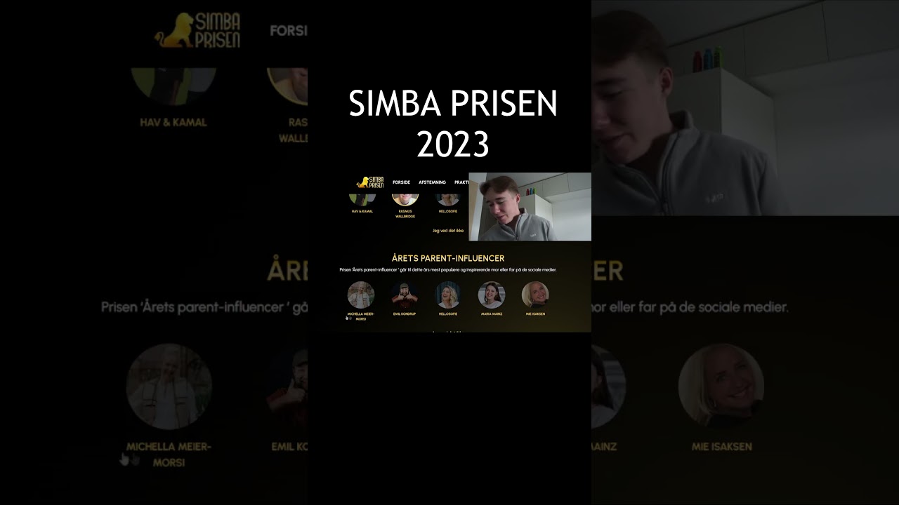 SIMBA PRISEN 2023 - Fuld Video på Kanalen NU!