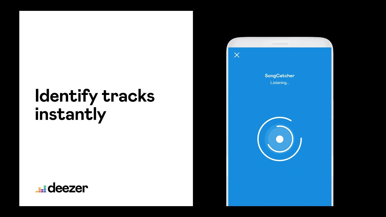Deezer songcatcher widget Deezer songcatcher widget