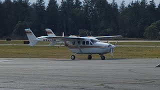 Cessna 337 Skymaster Takeoff From Tiw