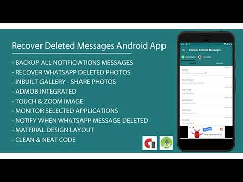 Recover Deleted Messages Android App with Admob Integration | Codecanyon Scripts and Snippets