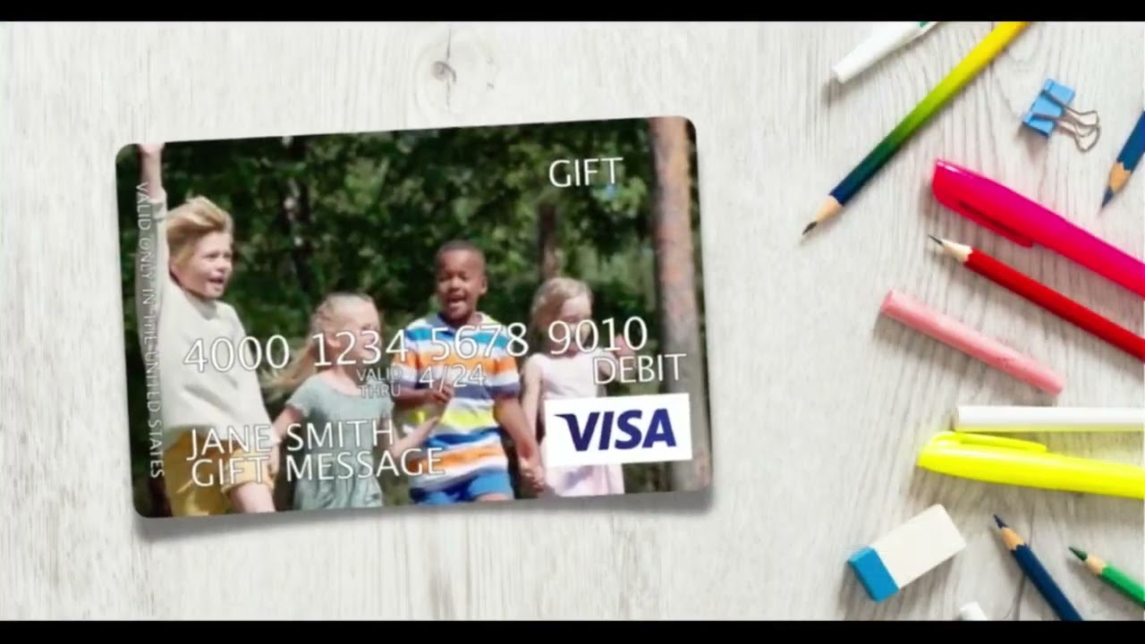Upload a Custom Photo to a VISA Gift Card!